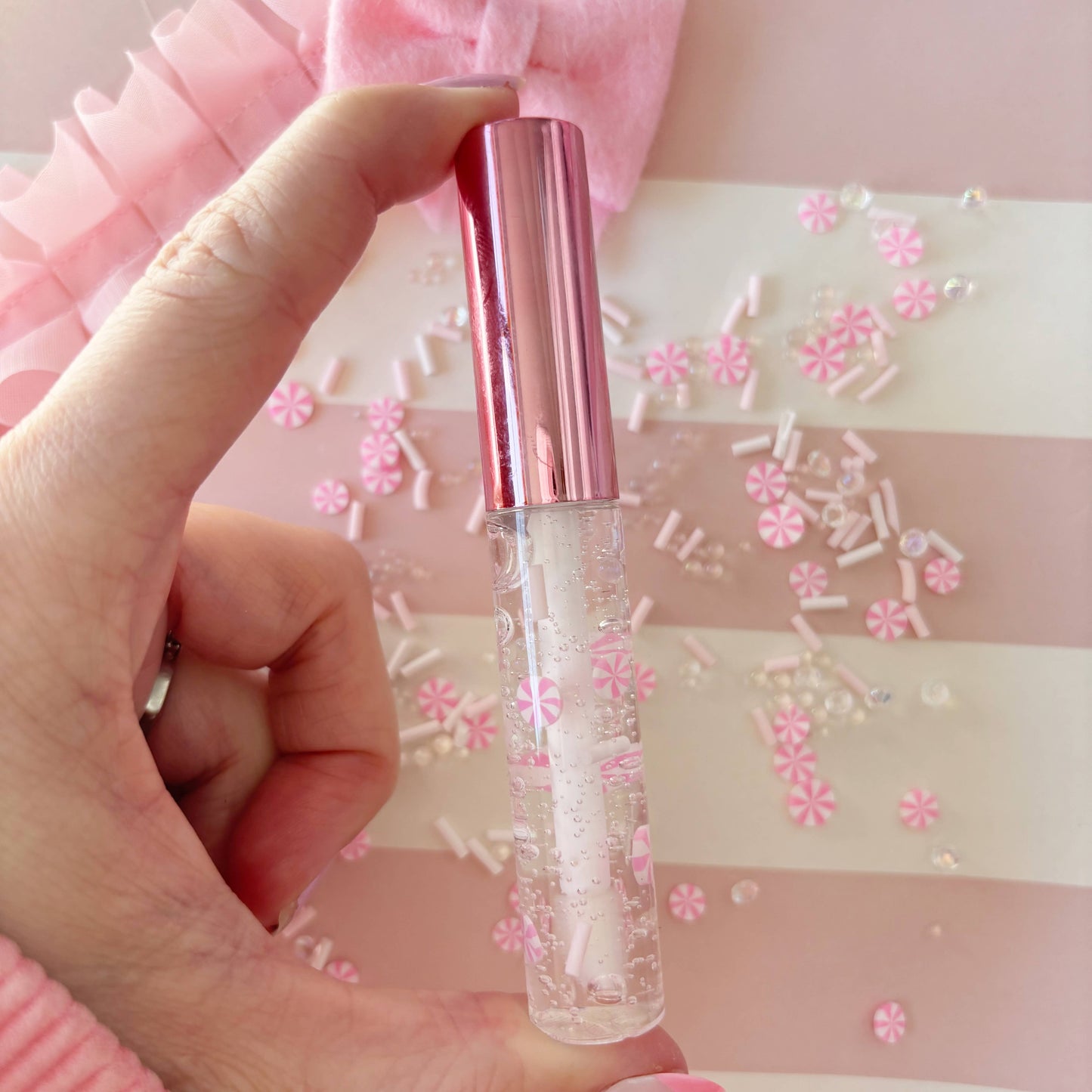 Pink Peppermint Wand Lip Gloss
