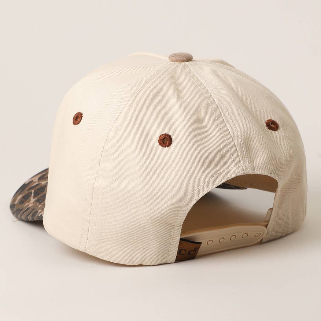LITERALLY JUST A COWGIRL Leopard Trucker Hat