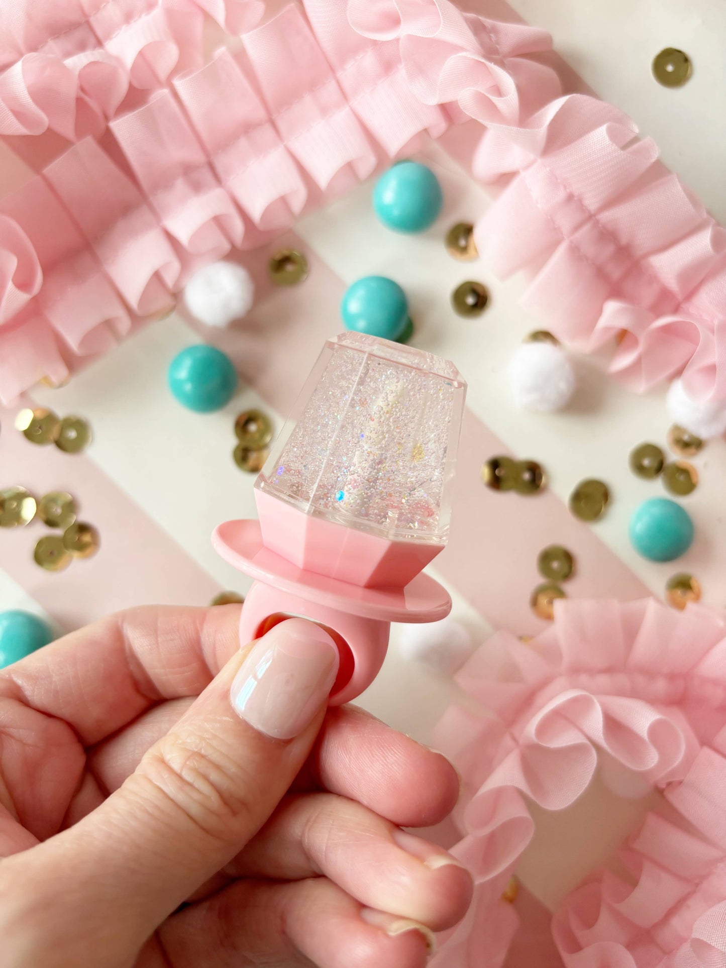 Baby Dream Sparkle Ring Pop Lip Gloss
